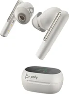Słuchawki bluetooth - Poly POLY Voyager Free 60+ Zestaw słuchawkowy Bezprzewodowy Douszny Biuro/centrum telefoniczne Bluetooth Biały - miniaturka - grafika 1