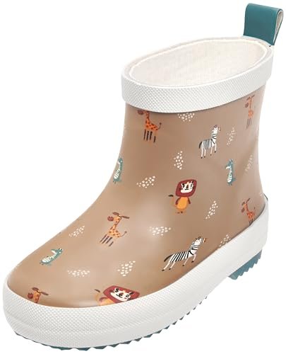 Playshoes Dziecięce kalosze dziecięce, uniseks, dzikie zwierzęta, rozmiar 19 EU