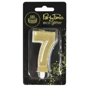 Urodziny dla dorosłych - Świeczka 7 eko-brokat - miniaturka - grafika 1