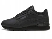 Sneakersy damskie - Buty Sportowe Damskie Puma St Runner V4 399736-01 Czarne Skóra Sneakersy 36 - miniaturka - grafika 1
