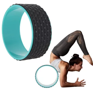 Koło do jogi roller niebieski YG0020 - Koła do jogi - miniaturka - grafika 1