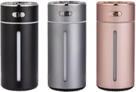 Nawilżacze powietrza - XO NAWILŻACZ POWIETRZA HF09 300ml podświetlany szary - miniaturka - grafika 1