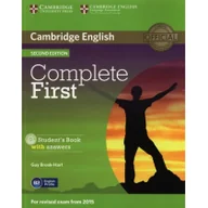 Książki do nauki języka angielskiego - Complete First Students Book with answers + CD - Brook-Hart Guy - miniaturka - grafika 1