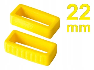 Szlufka do paska 22mm żółta, para / sleek&handy - Akcesoria do smartwatchy - miniaturka - grafika 1