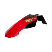 Akcesoria motocyklowe - Błotnik Przedni Circuit Stealth Czarny/Czerwony - miniaturka - grafika 1
