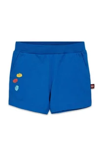 Spodnie i spodenki dla chłopców - Lego szorty bawełniane dziecięce kolor granatowy - grafika 1