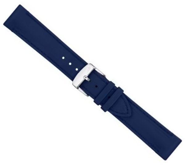 Skórzany pasek do zegarka 20 mm Morellato A01X6168E45064CR20 niebieski wodoodporny