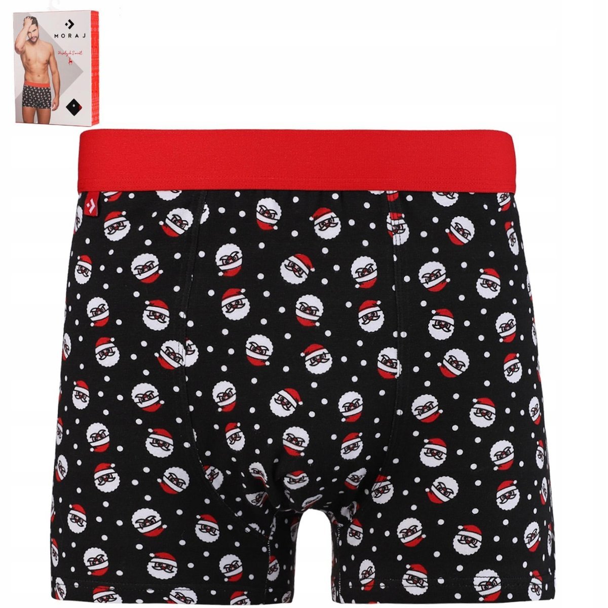 Bokserki Świąteczne Męskie Majtki Prezent Na Święta W Mikołaje Moraj Xxl