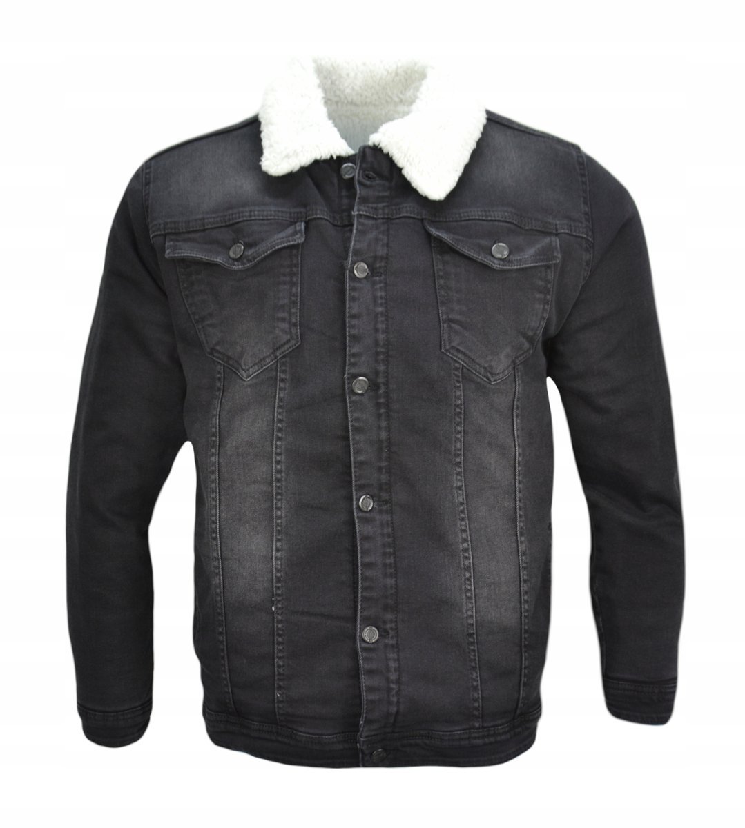 Kurtka męska jeansowa katana ocieplana r.S