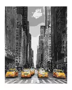 Malowanie po numerach - Malowanie po numerach - New York Taxi 40x50cm - Twoje Hobby - miniaturka - grafika 1