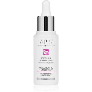 Apis Professional Bezzapachowy kwas hialuronowy 4D + LINGOSTEM TM, 30ml - Serum do twarzy - miniaturka - grafika 1