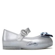 Buty dla dziewczynek - Baleriny Melissa Mini Melissa Sweet Love + Disn 33447 Srebrny - miniaturka - grafika 1
