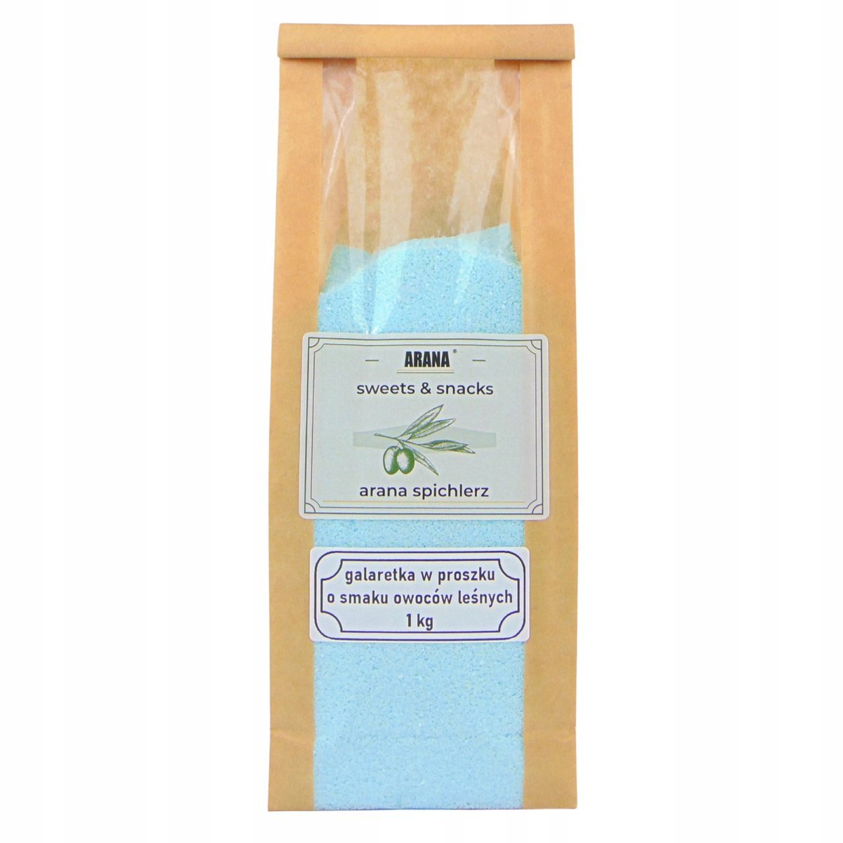 GALARETKA O SMAKU OWOCÓW LEŚNYCH 1 kg w proszku wysoka jakość