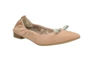 Półbuty damskie - Gino Fizz [peach leather] - rozmiar 39.5 - miniaturka - grafika 1