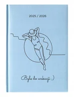 Kalendarze - KALENDARZ NAUCZYCIELA / UCZNIA A5 2025/2026 WAKACJE TURY JASNY BŁĘKIT - miniaturka - grafika 1