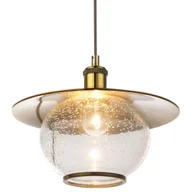 Lampy sufitowe - Globo Nevis 69030H lampa wisząca zwis 1x60W E27 złota - miniaturka - grafika 1