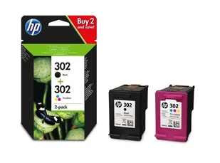 HP Zestaw 2 oryginalnych wkładów atramentowych 302 (czarny i trójkolorowy) X4D37AE - Tusze oryginalne - miniaturka - grafika 5