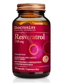 Suplementy naturalne - Doctor Life Doctor Life Resveratrol resweratrol z ekstratem z pestek winogron 250mg suplement diety 30 kapsułek - miniaturka - grafika 1