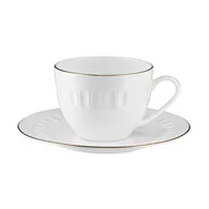 Filiżanki - Filiżanka Porcelanowa 250 Ml Mesyna Gold Villa Italia - miniaturka - grafika 1