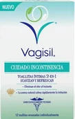 Chusteczki do higieny intymnej - Chusteczki do higieny intymnej Vagisil Incontinence Care Intimate Wipes 12 szt (8413853798000) - miniaturka - grafika 1