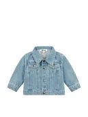 Bluzy i sweterki niemowlęce - Steiff Kurtka dżinsowa w kolorze błękitnym - miniaturka - grafika 1