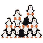 Układanki dla dzieci - Goki Gra i układanka pingwinki 58683 - miniaturka - grafika 1
