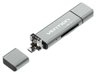 Czytniki kart pamięci - Vention USB 2.0, SD, microSD, micro USB i USB-C 6922794736542 - miniaturka - grafika 1