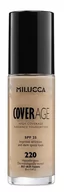 Podkłady do twarzy - Milucca Milucca Coverage Foundation 220 - podkład kryjący do twarzy 30ml - miniaturka - grafika 1