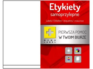 Etykiety samoprzylepne A4 100 arkuszy 210 x 296 mm - Etykiety do drukarek - miniaturka - grafika 1