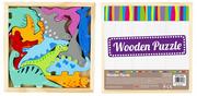 Układanki dla dzieci - układanka drewniana dinozaury 12 elementów - miniaturka - grafika 1
