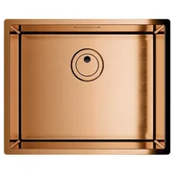 Zlewozmywaki - GLOBALO zlewozmywak RIWOLO 50.1 COPPER - miniaturka - grafika 1