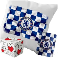 Gadżety dla niej i dla niego - Kubek Poduszka Chelsea 330ml 40x40cm i Opakowanie Na Prezent i Imię - miniaturka - grafika 1