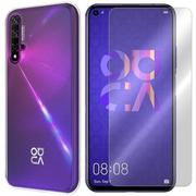 Etui i futerały do telefonów - ETUI DO HUAWEI NOVA 5T POKROWIEC TYŁ 0.3mm + SZKŁO - miniaturka - grafika 1