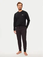 Piżamy męskie - Boss Piżama 50527344 Czarny Relaxed Fit - miniaturka - grafika 1