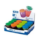 Temperówki - Milan 040071 Temperówka school z pojemnikiem 040071 - miniaturka - grafika 1