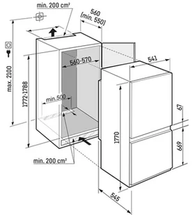 Liebherr ISKGBN 5Z1ec3 - Lodówki do zabudowy - miniaturka - grafika 4