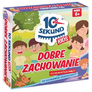 10 Sekund Kids Dobre zachowanie Kangur - gra - Gry planszowe - miniaturka - grafika 1