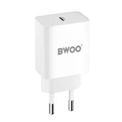 Ładowarki do telefonów - BWOO ładowarka sieciowa BO-CDA119 20W wall charger USB-C - miniaturka - grafika 1