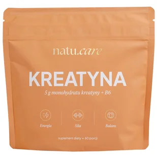 Natu.Care Kreatyna + B6, mango-marakuja, 372 g - Kreatyna Natu.Care Kreatyna + B6, mango-marakuja, 372 g - Kreatyna - miniaturka - grafika 1