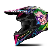 Kaski motocyklowe - Kask Cross Airoh Wraaap Music MuzykaS - miniaturka - grafika 1