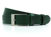 Paski - Zielony pasek męski KMG27 100 cm - miniaturka - grafika 1