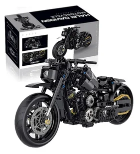 klocki motocykl 586-elem 33cm chopper - Klocki - miniaturka - grafika 1