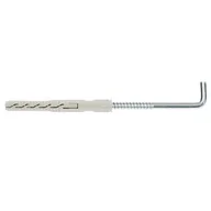 Kołki - Wkręt-met Kołek ramowy rozporowy z hakiem prostym 10 x 160 - miniaturka - grafika 1