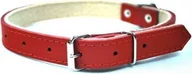 Obroże dla psów - Chaba OBROŻA SKÓRZANA 16mm/45cm CZERWONA - miniaturka - grafika 1