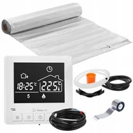 Akcesoria grzewcze - Mata grzewcza pod panele MISSION AIR MAL-160 W/m2 1m2 (2mb x 50cm) + regulator Taurus Biały - miniaturka - grafika 1