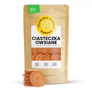 Ciasteczka owsiane z jagodami goji 250g - Ciastka - miniaturka - grafika 1