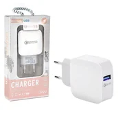 Ładowarki do telefonów - Ładowarka Sieciowa 3A Biała Vega Faston Quick 3.0 Fast Charger 3000Mah - miniaturka - grafika 1