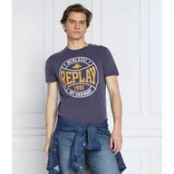 Koszulki męskie - Replay T-shirt | Regular Fit - miniaturka - grafika 1