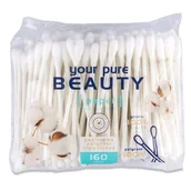 Pozostałe akcesoria kosmetyczne - Patyczki kosmetyczne YOURE PURE BEAUTY Papierowe (160 szt.) - miniaturka - grafika 1