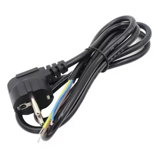 Przewód zasilający kabel czarny z wtyczką 3m 300cm - Kable - miniaturka - grafika 1